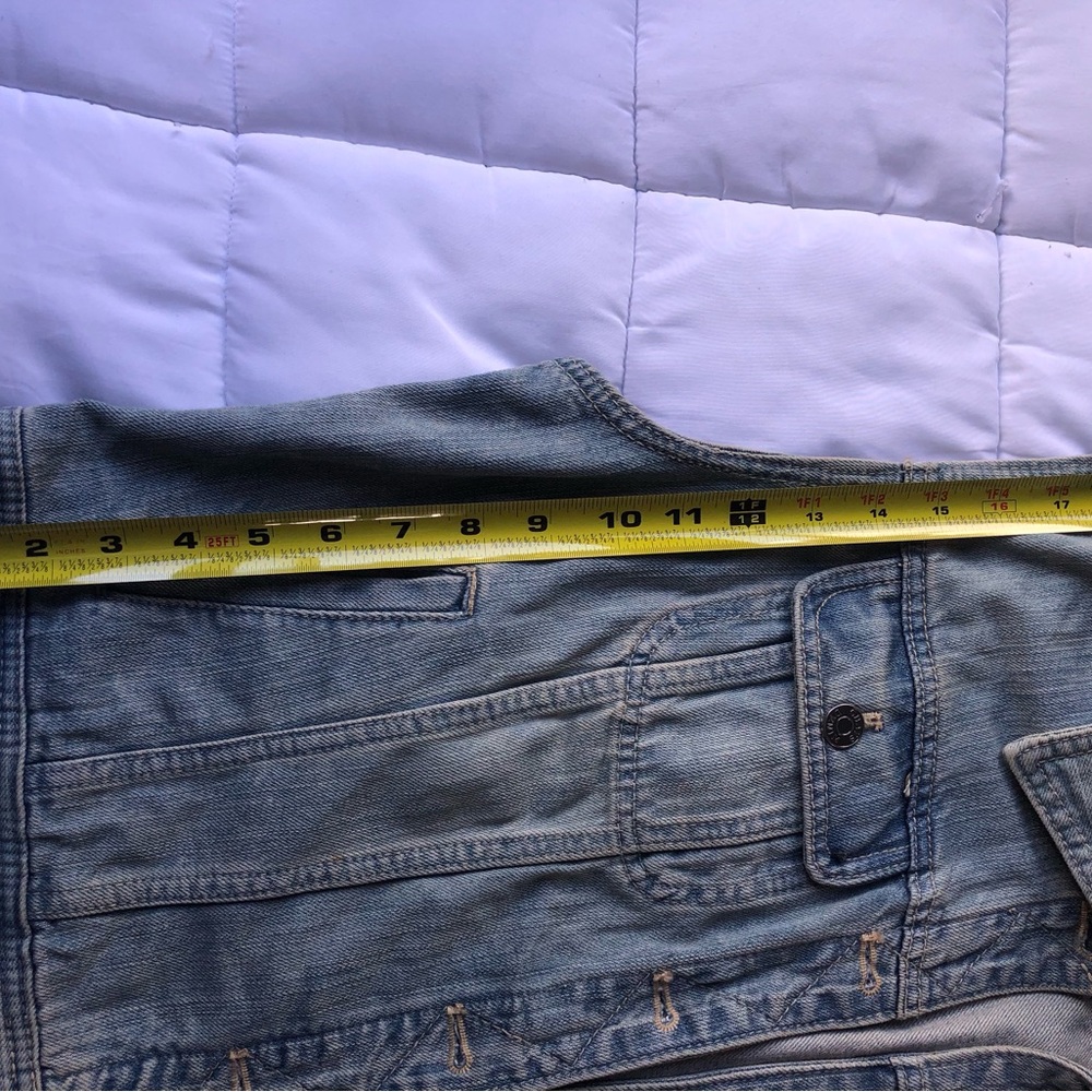 Chaps Faded Denim Vest - Picture 12 of 12